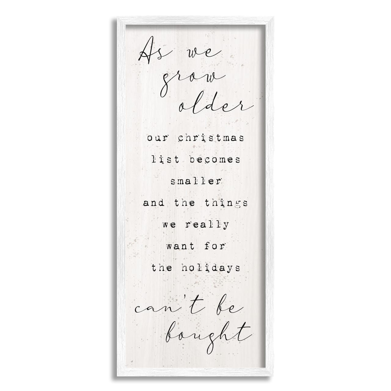 Stupell Industries Gifts That Can't Be Bought Holiday Framed Giclee Art